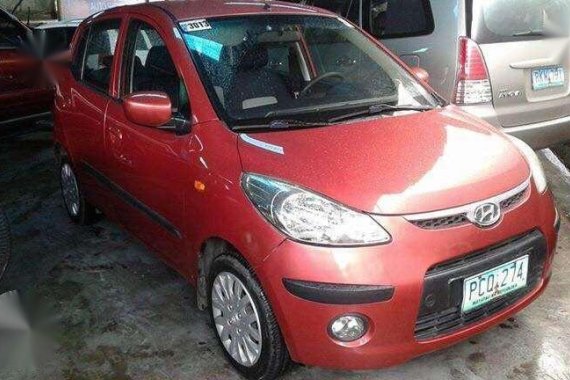 Hyundai i10 2010 red for sale