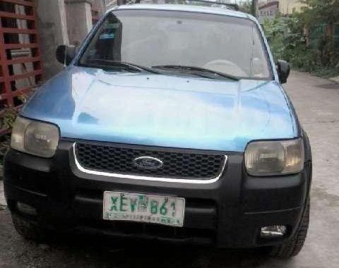 Ford Escape manual 2002 model for sale