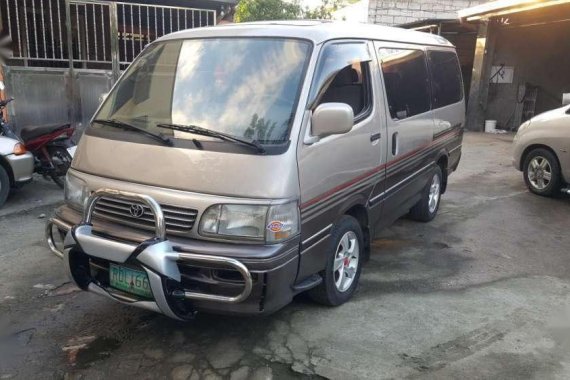 Toyota Hiace Grandia Turbo Diesel 1kz Silver For Sale 