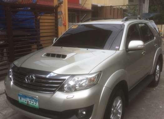 For sale Toyota Fortuner V 2014 at diesel