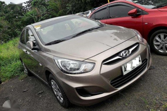Hyundai Accent GL Bronze 2014 MT Sedan For Sale 