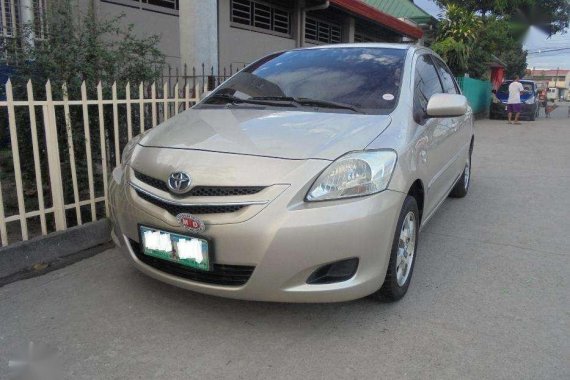 2009 Toyota Vios 1.3E VVTi MT Beige For Sale 