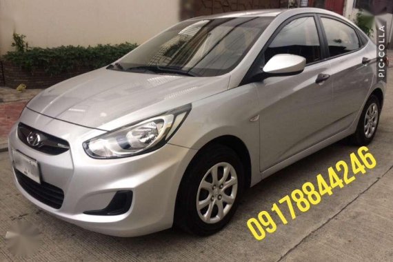 2014 Hyundai Accent Automatic Silver For Sale 