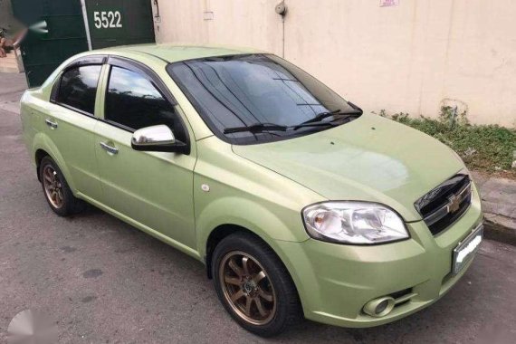 2011 CHEVROELT AVEO AT Green Sedan For Sale 