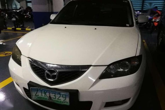 2008 Mazda 3 1.6 AT White Sedan For Sale 