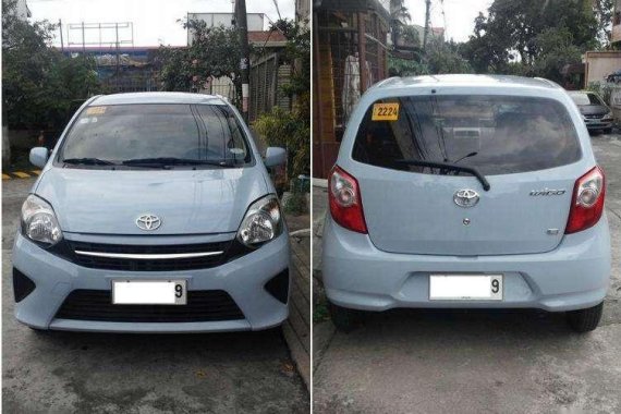 Toyota Wigo Black 2015 AT Hatchback for sale