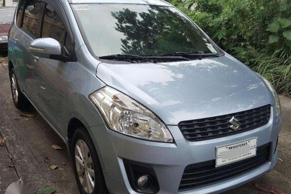 Fresh Suzuki Ertiga GLX 2015 AT Blue For Sale 