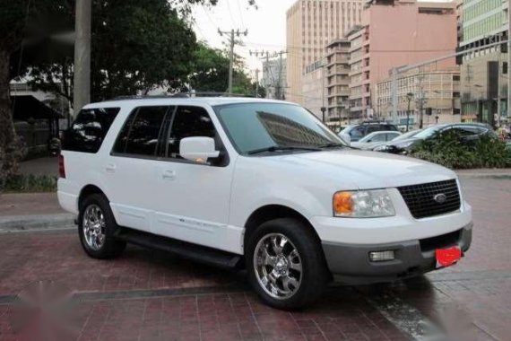 2003 Ford Expedition 4x2 White for sale