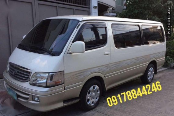 2002 Toyota Hiace Super Grandia j local for sale