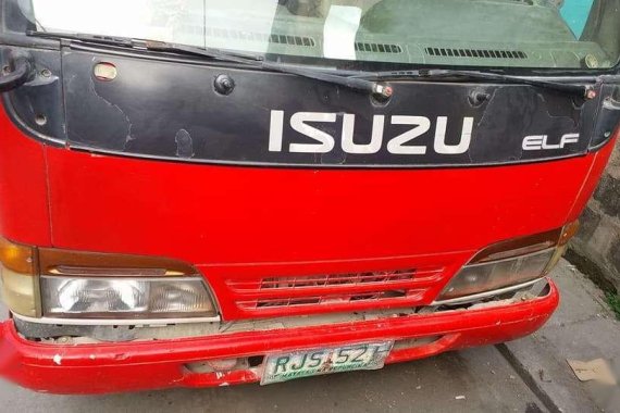 Isuzu Elf Giga Mini Dump 4hf1 Red For Sale 