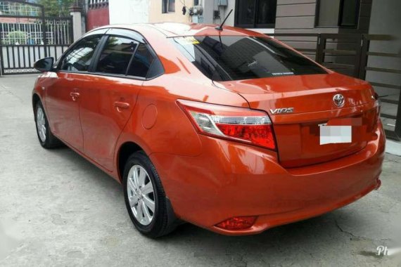 2017 Toyota Vios 1.3E AT Orange For Sale 