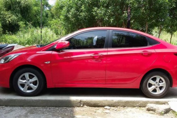 Hyundai Accent 2012 AT Red Sedan For Sale