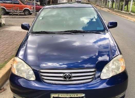 Toyota Altis 2002 J Manual (Converted to E)