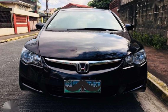 Honda Civic Fd 2007 1.8S AT Black Sedan For Sale 