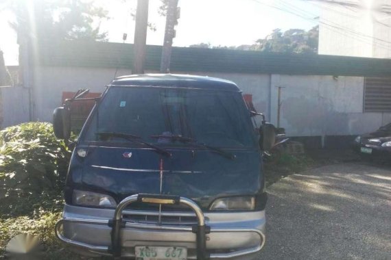 Hyundai Grace 2003 Manual Green Van For Sale 