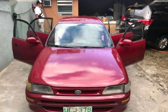 1998 Toyota Corolla Gli 1.6 MT Red For Sale 