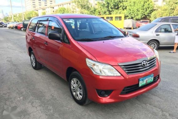 2013 Toyota Innova J Gas 2.0 VVTi Red For Sale 