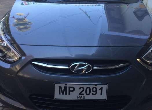 2016 Hyundai Accent 1.4E AT Gray HB For Sale 