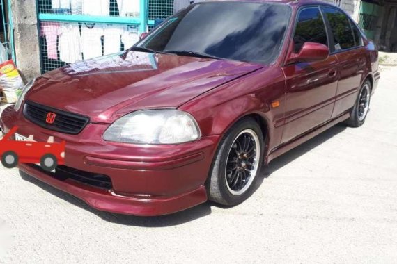 Honda Civic LXi 1996 MT Red Sedan For Sale 