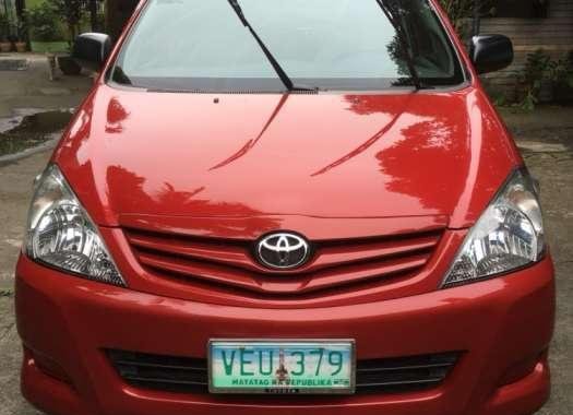 2011 Toyota Innova 2.0 E MT Gas FOR SALE
