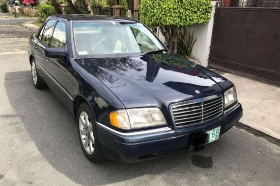 1995 MERCEDES-BENZ C280 black FOR SALE