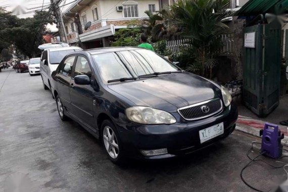 2003 Toyota Corolla Altis 1.6 G AT Black For Sale 
