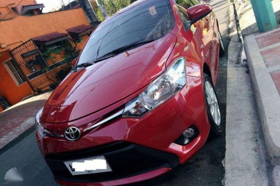 2015 Toyota Vios 1.3E Red FOR SALE