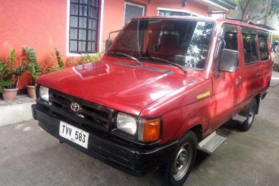 2000 Toyota Tamaraw FX MT Red SUV For Sale 
