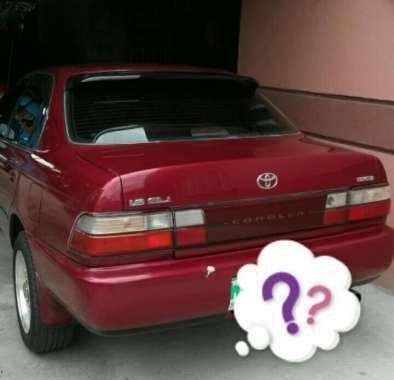 Fresh Toyota Corolla 1997 Manual Red For Sale 