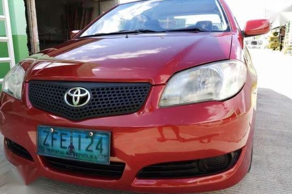 Toyota Vios MT 2006 Red Sedan For Sale 