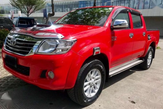 Toyota Hilux G 2013 4x4 MT Red Pickup For Sale 