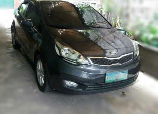 2012 Kia Rio EX 1.4 AT Gray Sedan For Sale 