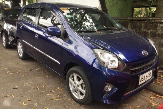 2015 TOYOTA Wigo 10 G Automatic Blue FOR SALE