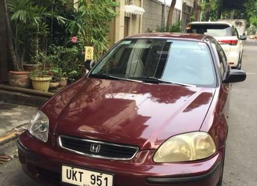 Honda Civic LXi 1996 MT Red Sedan For Sale 