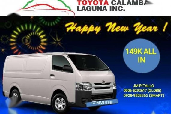 FOR SALE 2018 Toyota HIACE Calamba Lowest Down Payment