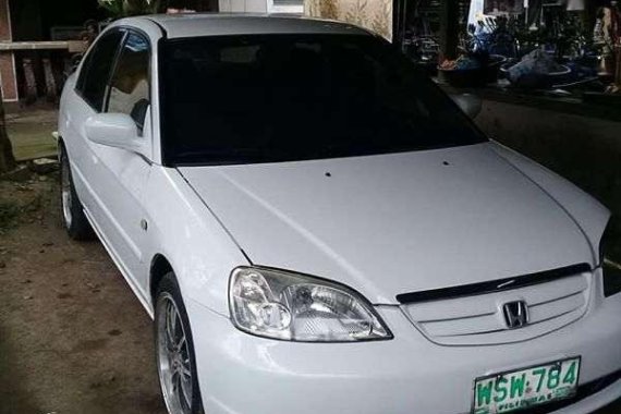 Fresh Honda Civic 2001 AT White For Sale 