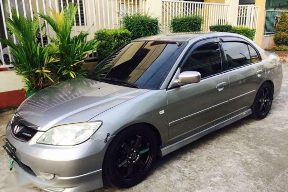 Honda Civic Vtis 2005 MT Grey Sedan For Sale 