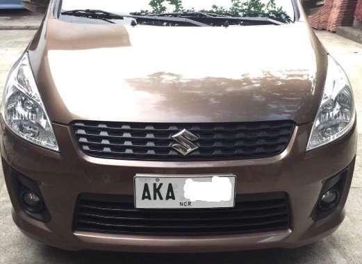 Suzuki Ertiga 2015 Manual Brown For Sale 