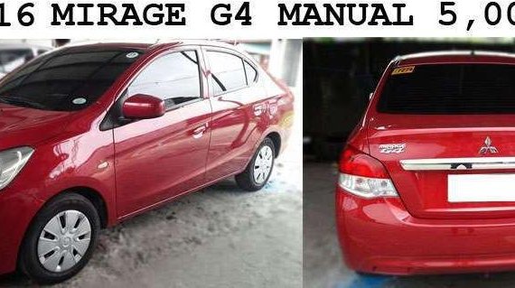 2016 MITSUBISHI Mirage G4 GLS MT FOR SALE