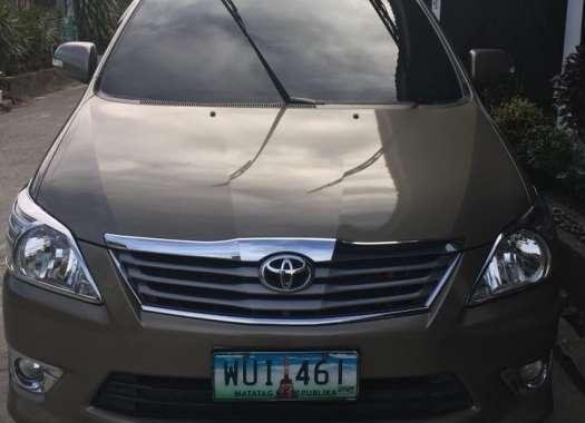 Super Fresh 2013 TOYOTA Innova G 25 Diesel MAnual FOR SALE