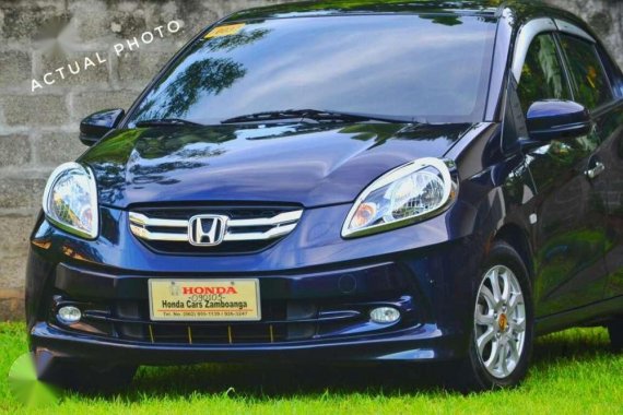 Honda Brio Amaze V 2015 1.3 Blue For Sale 