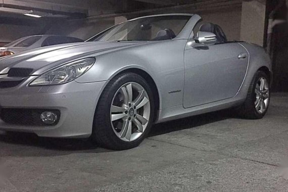 2008 Mercedes Benz slk 2 door convertible top down for sale