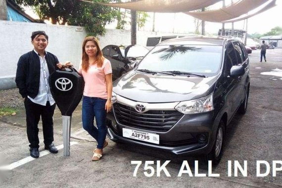 2018 Toyota AVANZA E MT 75k all in DP OLD Price LIMITED units ONLY