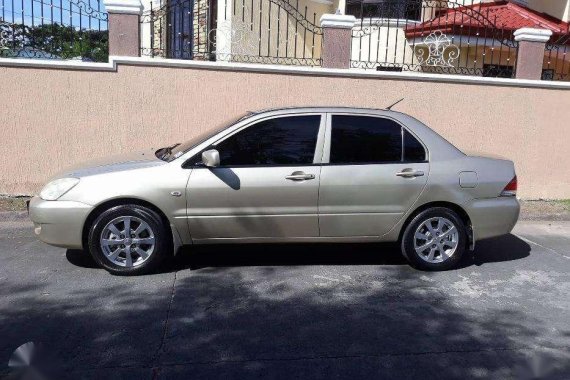 Mitsubishi Lancer 2007 AT Beige For Sale 