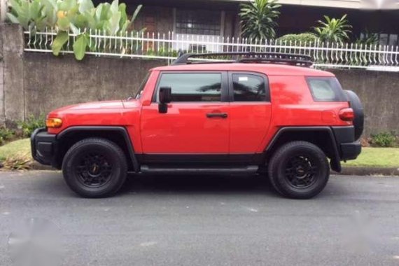 2015 TOTOTA FJ Cruiser AT Red SUV For Sale 