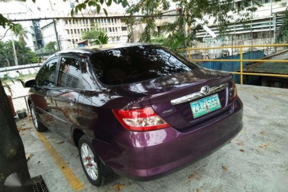 Honda City Vtech 2005 AT Purple For Sale 