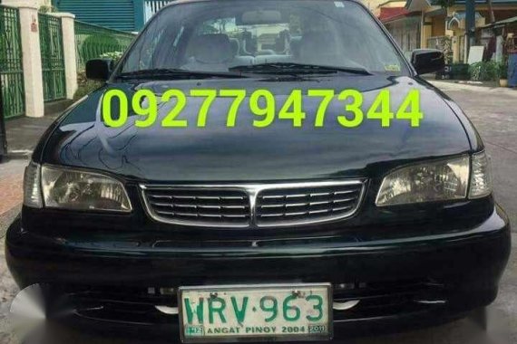 2000 Toyota Corolla Altis AEIII GLi Green For Sale 