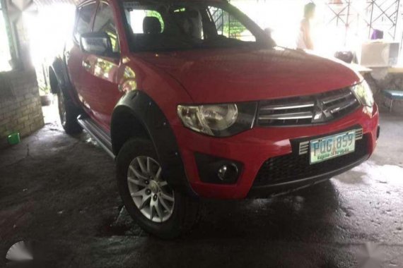 2012 Mitsubishi Strada Glx V MT Red For Sale 