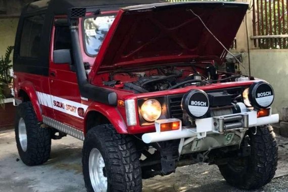 Suzuki Samurai 1.3L 4X4 MT 1993 Red For Sale 