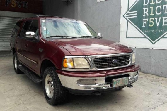 1998 Ford Expedition 4x4 AT Red SUV For Sale 